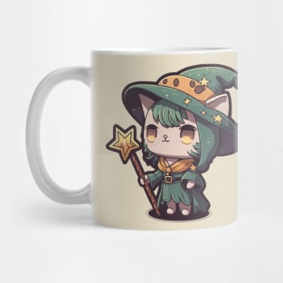 Chibi Wizard Cat Mug